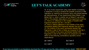 CSIR NET Previous Year Questions Gel Electrophoresis