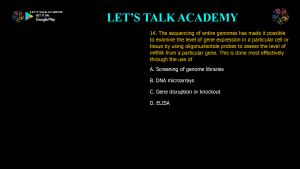 CSIR NET Life Science Previous Year Questions on METHODS IN BIOLOGY – Video and Text Solutions