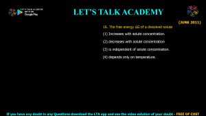 CSIR NET Previous Year Questions on Biochemistry Stabilizing Interactions