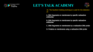 CSIR NET Life Science Previous Year Questions on METHODS IN BIOLOGY – Video and Text Solutions