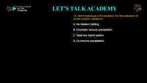 CSIR NET Life Science Previous Year Questions on METHODS IN BIOLOGY – Video and Text Solutions