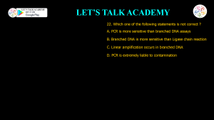 CSIR NET Previous Year Questions on PCR