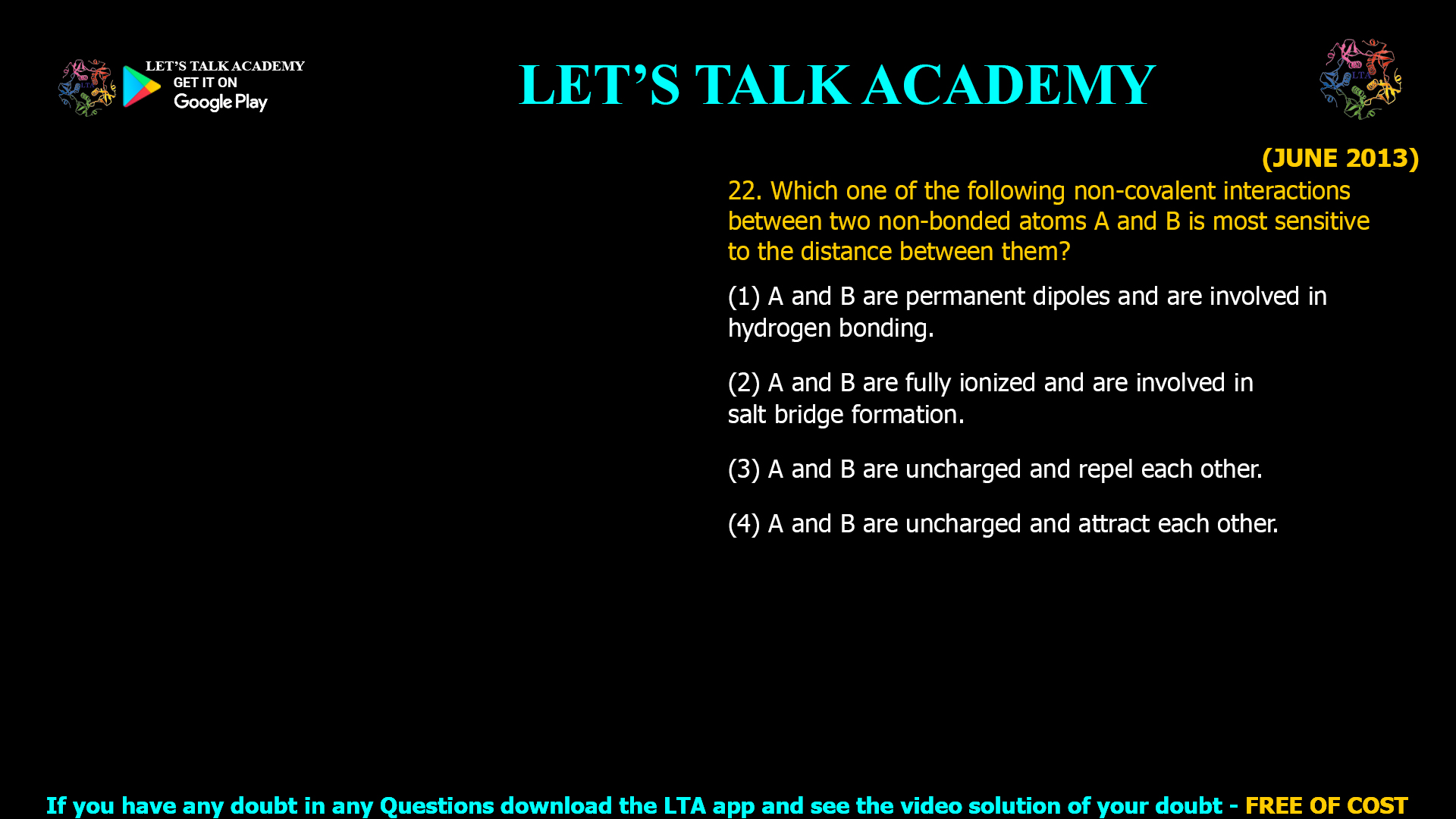 Most Distance-Sensitive Non-Covalent Interaction Between Atoms