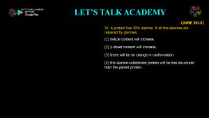 CSIR PYQ Biochemistry-Conformation of Proteins