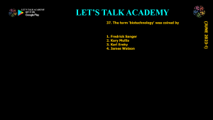 DBT BET JRF 2023 Previous Year Questions and Video solutions