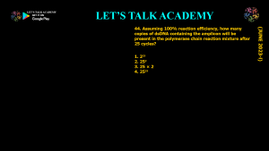 DBT BET JRF 2023 Previous Year Questions and Video solutions