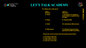 DBT BET JRF 2023 Previous Year Questions and Video solutions