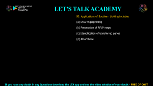CSIR NET Previous Year Questions on Blotting