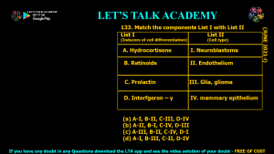 DBT BET JRF 2021 Previous Year Questions and Video solution