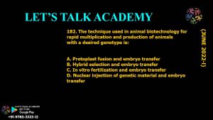 DBT BET JRF 2022 Previous Year Questions and Video solution