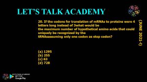 DBT BET JRF 2021 Previous Year Questions and Video solution