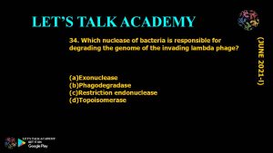 DBT BET JRF Previous Year Questions and Video solution