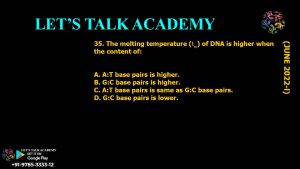 DBT BET JRF Previous Year Questions and Video solution