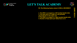 DBT BET JRF 2023 Previous Year Questions and Video solutions