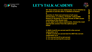 DBT BET JRF 2023 Previous Year Questions and Video solutions