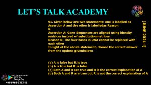 DBT BET JRF 2021 Previous Year Questions and Video solution