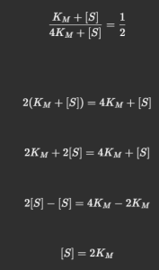 michaelis menten equation
