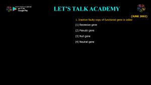 CSIR NET Life Science Previous Year Questions and Solution on Molecular Evolution