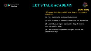 CSIR NET Life Science Previous Year Questions and Solution on Population Ecology