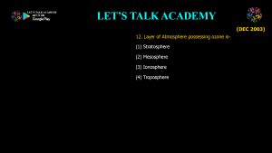 CSIR NET Life Science Previous Year Questions and Solution on Ecology