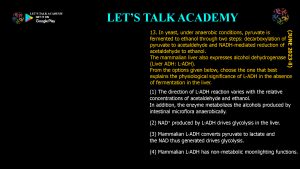 CSIR NET Life Science Previous Year Questions and Solution on Metabolism