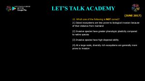 CSIR NET Life Science Previous Year Questions and Solution on Biogeography