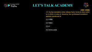 CSIR NET Life Science Previous Year Questions and Solution on POST-TRANSLATIONAL MODIFICATION