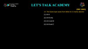 CSIR NET Life Science Previous Year Questions and Solution on applied ecology