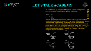 CSIR NET Life Science Previous Year Questions and Solution on Operon