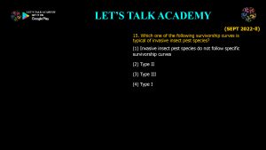CSIR NET Life Science Previous Year Questions and Solution on Biogeography