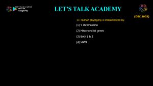 CSIR NET Life Science Previous Year Questions and Solution on Molecular Evolution