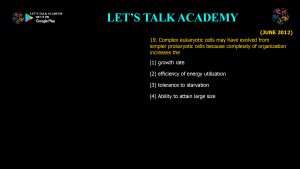 CSIR NET Life Science Previous Year Questions and Solution on Origin of cell and Unicellular Evolution
