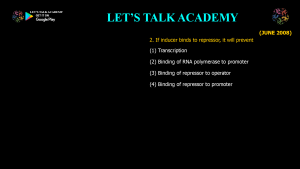 CSIR NET Life Science Previous Year Questions and Solution on Molecular Biology