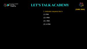 CSIR NET Life Science Previous Year Questions and Solution on Translation