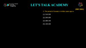 CSIR NET Life Science Previous Year Questions and Solution on Paleontology and Evolutionary History
