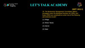 CSIR NET Life Science Previous Year Questions and Solution on Community Ecology