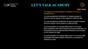 CSIR NET Life Science Previous Year Questions and Solution on Post Transcriptional Processing