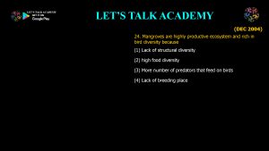 CSIR NET Life Science Previous Year Questions and Solution on Community Ecology