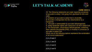 CSIR NET Life Science Previous Year Questions and Solution on Biochemistry