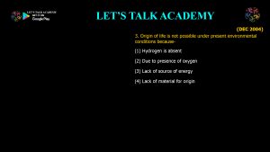 CSIR NET Life Science Previous Year Questions and Solution on Origin of cell and Unicellular Evolution