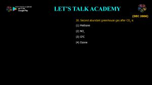 CSIR NET Life Science Previous Year Questions and Solution on applied ecology