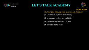 CSIR NET Life Science Previous Year Questions and Solution on Ecology