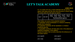 CSIR NET Life Science Previous Year Questions and Solution on EUKARYOTIC GENE REGULATION