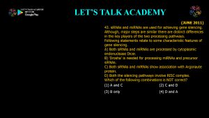CSIR NET Life Science Previous Year Questions and Solution on Molecular Biology