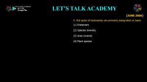 CSIR NET Life Science Previous Year Questions and Solution on Conservation Biology