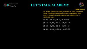 CSIR NET Life Science Previous Year Questions and Solution on applied ecology