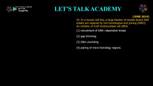 CSIR NET Life Science Previous Year Questions and Solution on DNA REPLICATION