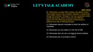 CSIR NET Life Science Previous Year Questions and Solution on DNA REPLICATION
