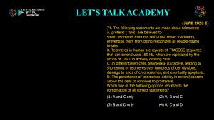 CSIR NET Life Science Previous Year Questions and Solution on DNA REPLICATION
