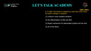 CSIR NET Life Science Previous Year Questions and Solution on DNA REPAIR AND RECOMBINATION